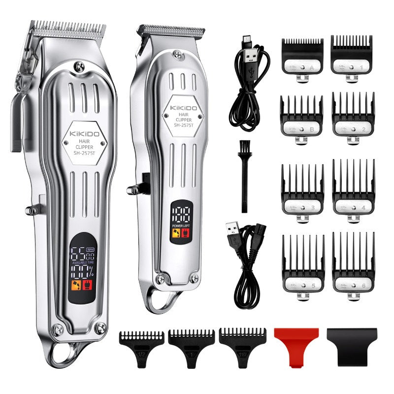 KIKIDO Original Design Multifunctional Hair Clipper Set Professional Men's Hair Trimmer Adjustable Cordless Hair Cutting Machine