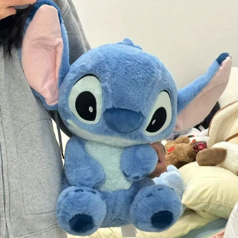 1pc Disney Stitch Plush Doll, Blue Soft Polyester Fiber Stuffed Animal, Perfect for Room, Car, Sofa Decor, Ideal Valentine'S Day, Christmas, Birthday Gift Accessory