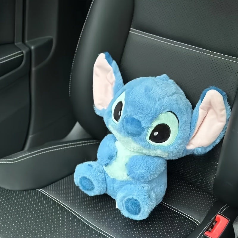 1pc Disney Stitch Plush Doll, Blue Soft Polyester Fiber Stuffed Animal, Perfect for Room, Car, Sofa Decor, Ideal Valentine'S Day, Christmas, Birthday Gift Accessory