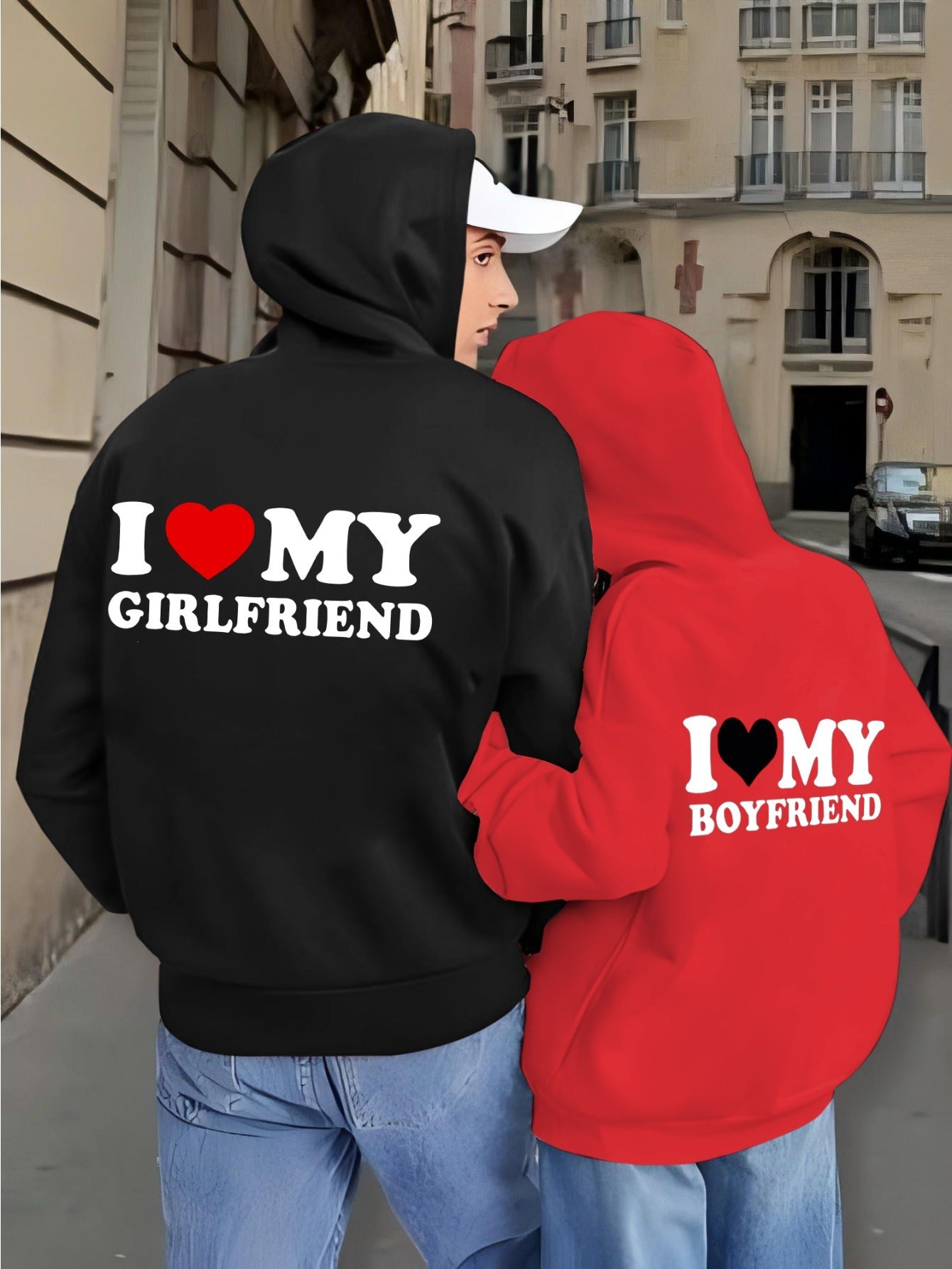 Couple print couple outfit casual zip hoodie with pockets, stylish sweatshirt jacket for comfortable fit hoodie, fall