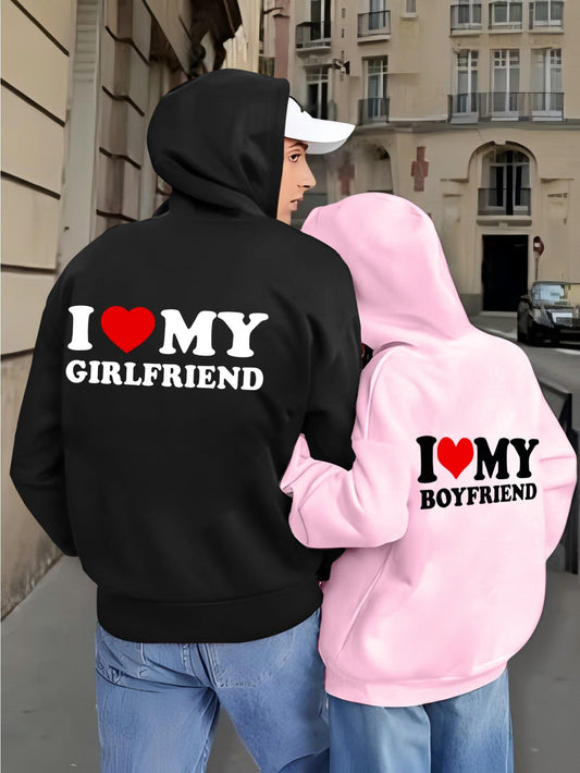 Couple print couple outfit casual zip hoodie with pockets, stylish sweatshirt jacket for comfortable fit hoodie, fall