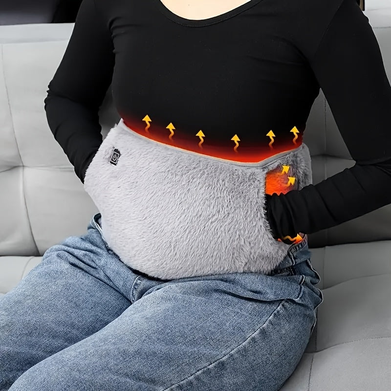 Glow Warmth, USB-Powered Portable Waist & Hand Warmer - Perfect Christmas Gift for Women, Ideal for Home or Office Use