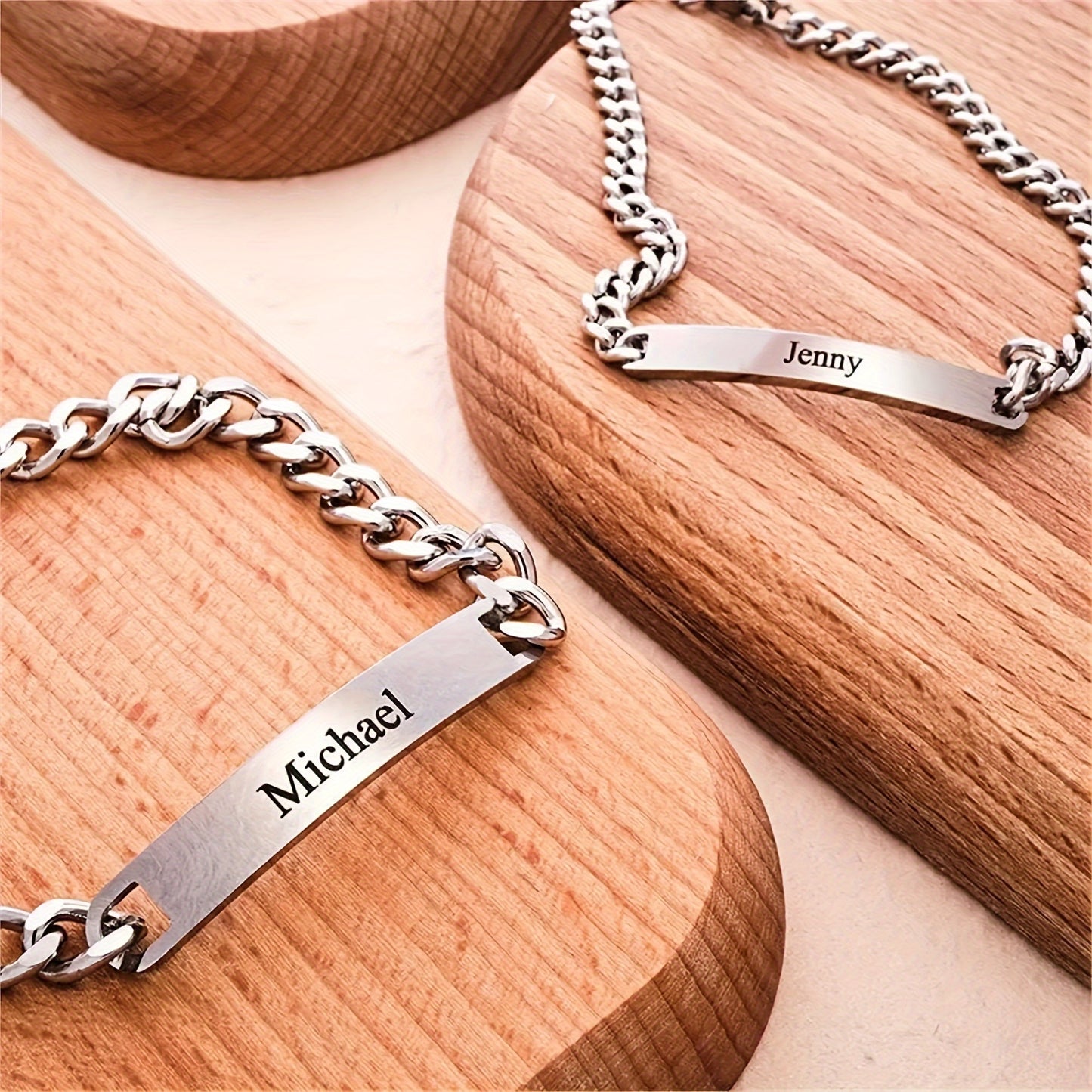 Customized Men's Bracelet, Personalized Couple Bracelet, His and Her Bracelet, Valentine's Bracelet, Boyfriend Gift, Couple Gift, Anniversary Gift