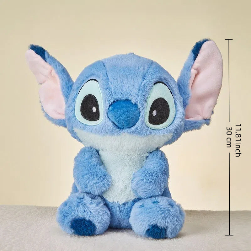 1pc Disney Stitch Plush Doll, Blue Soft Polyester Fiber Stuffed Animal, Perfect for Room, Car, Sofa Decor, Ideal Valentine'S Day, Christmas, Birthday Gift Accessory