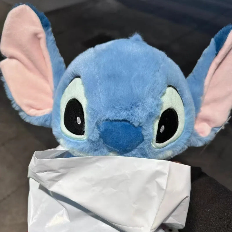 1pc Disney Stitch Plush Doll, Blue Soft Polyester Fiber Stuffed Animal, Perfect for Room, Car, Sofa Decor, Ideal Valentine'S Day, Christmas, Birthday Gift Accessory